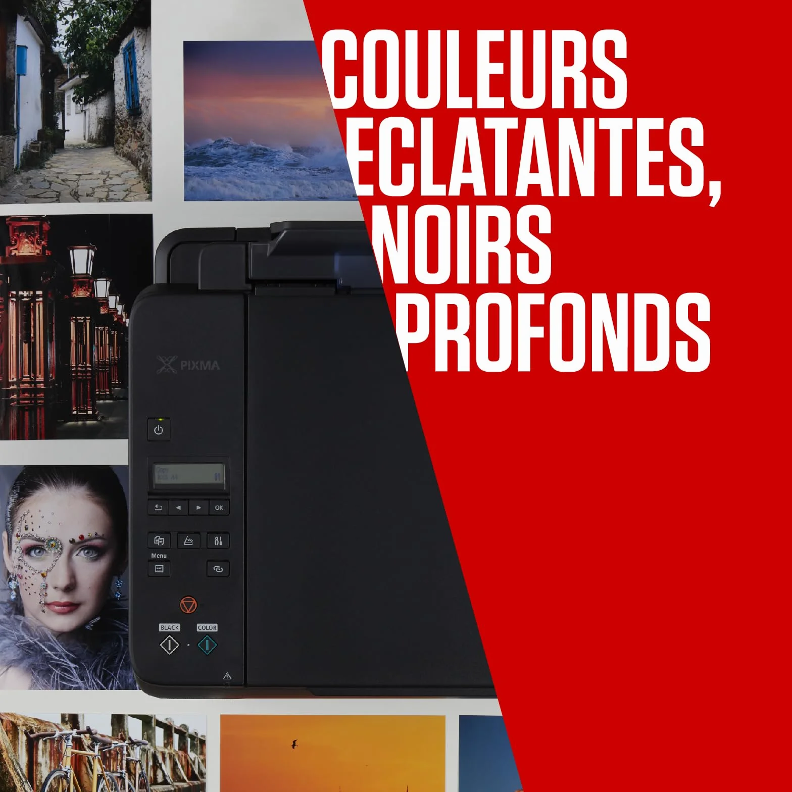 Canon PG-545 CL-546 Cartouches d'encre Authentique 2 Pack & Papier Photo 4x6 50 Feuilles