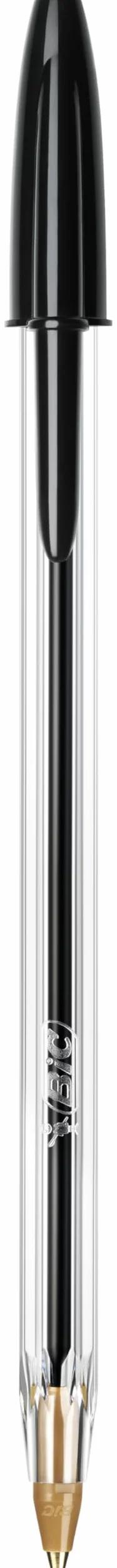 Bic Cristal Original Stylo-Bille Pointe Moyenne 1,0 mm Noir Boîte de 10
