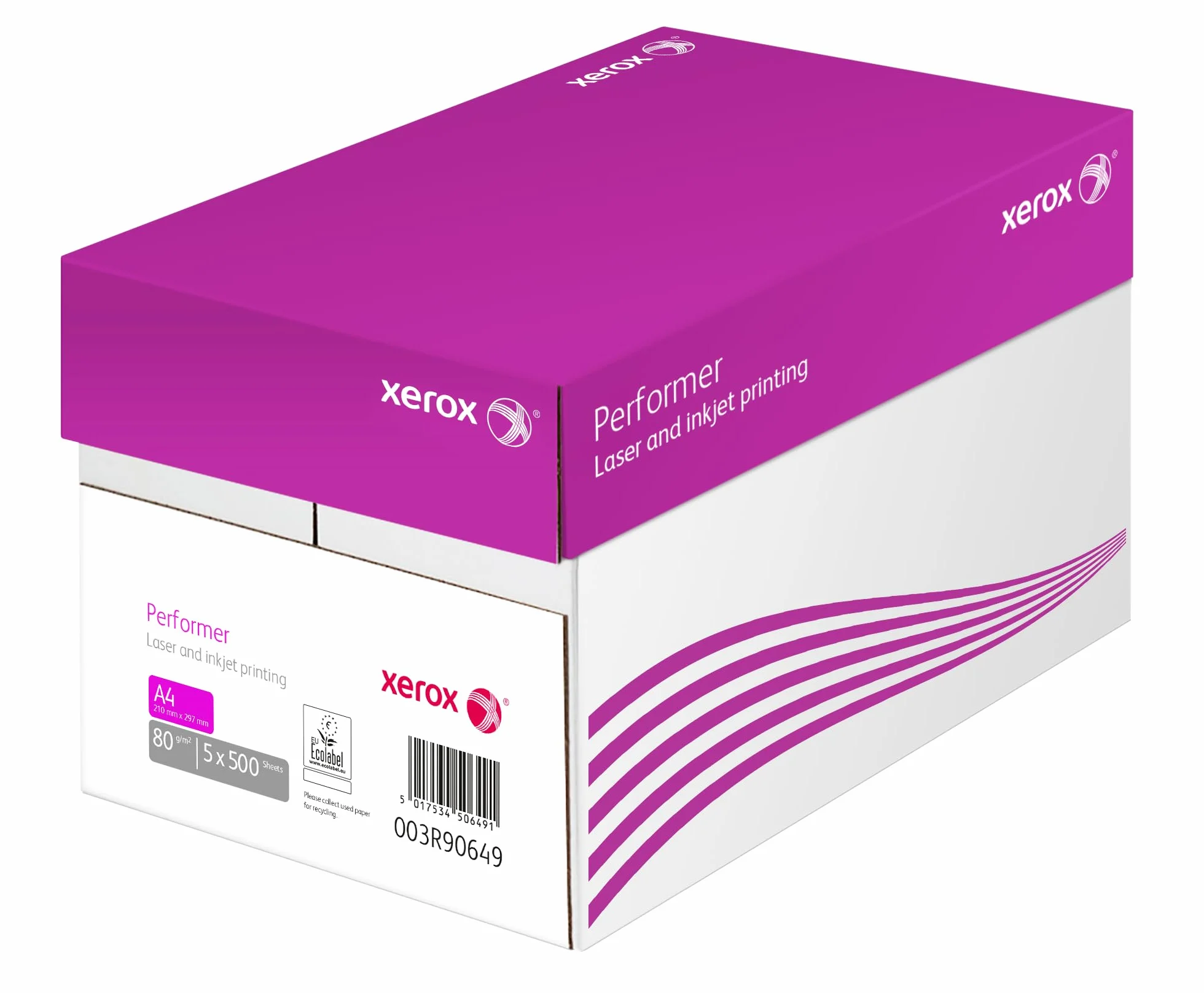 Xerox Performer Papier multifonction Blanc 80 g/m² A4 Carton de 5 x 500 feuilles