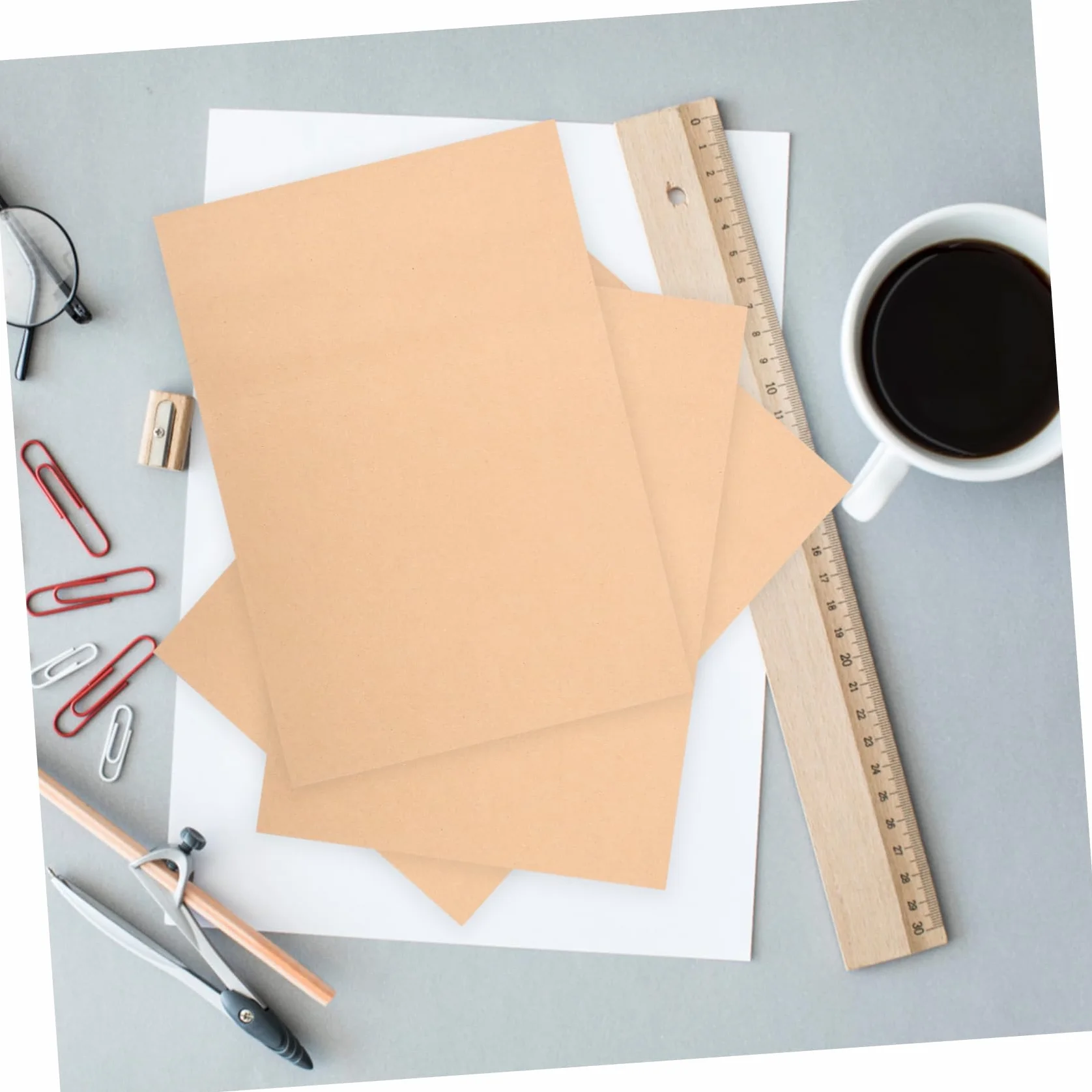 SHINEOFI Papier à écrire pour aveugles 20 feuilles fournitures d'apprentissage