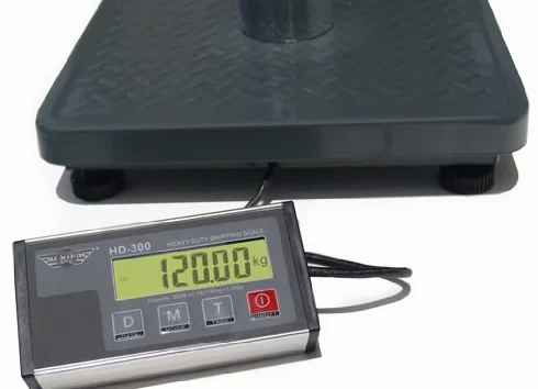 Balance électronique plate-forme 60kg x 20g pèse-colis avec câble USB