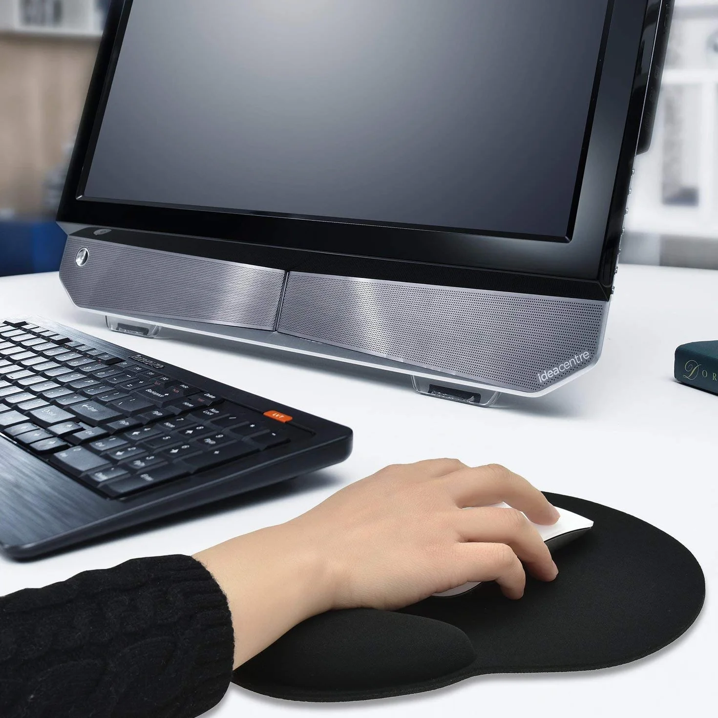 Tapis De Souris avec Repose Poignet en Gel Ergonomique Confort