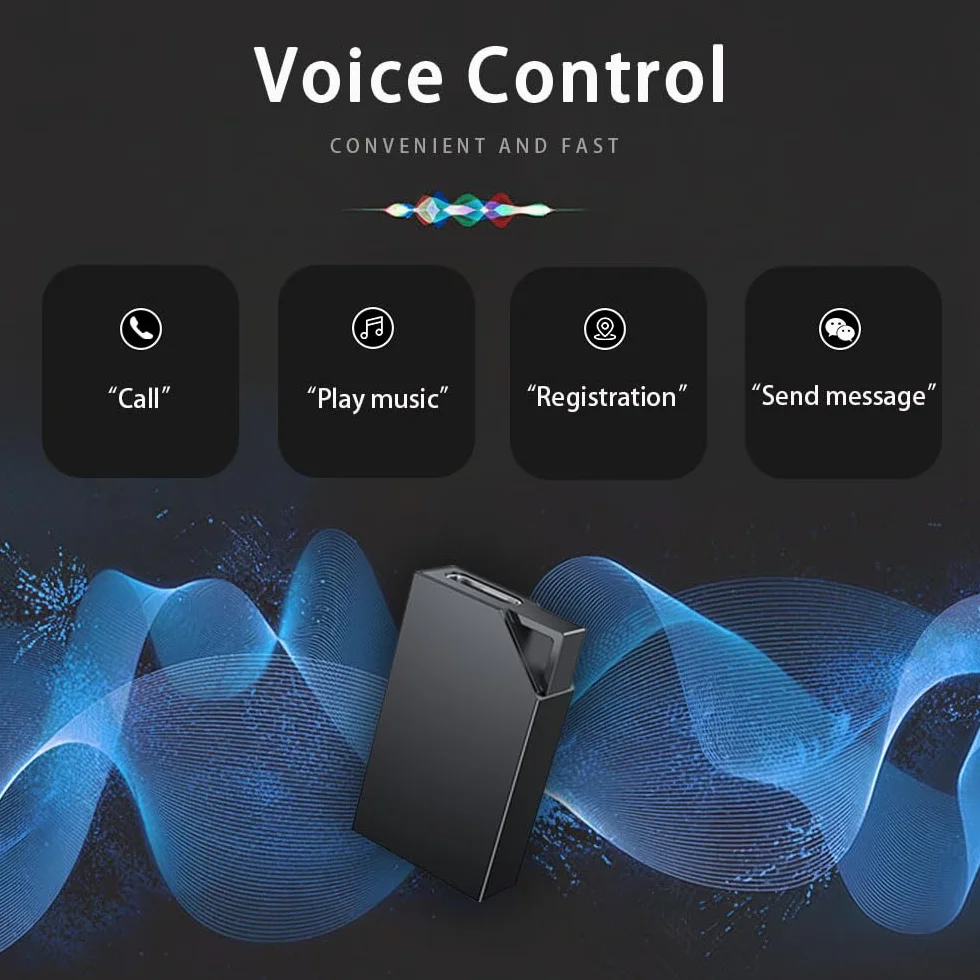 Enregistreur Vocal Espion Mini Dictaphone 64 Go Rechargeable USB