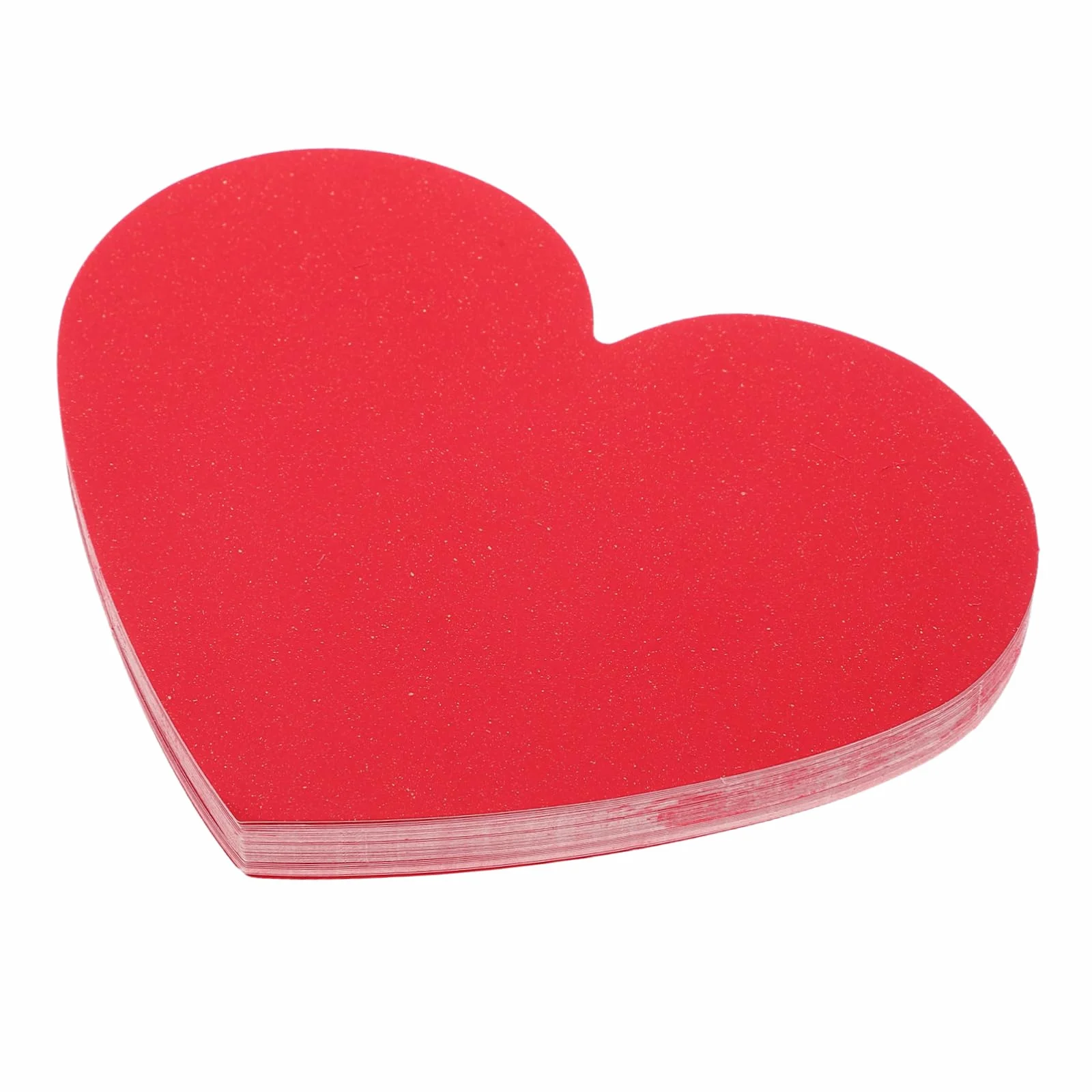 Angoily Lot de 40 Cartes en Forme de Coeur Saint-Valentin Cartes d'amour avec Espace Message Décoration Murale Papier de Vœux Rouge