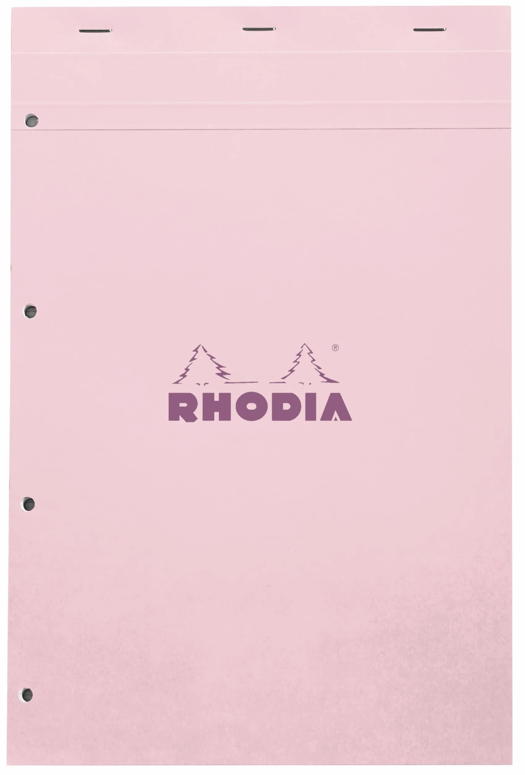 Rhodia bloc agrafé COULEURS N°20 A4+ 21x31,8 cm Grands Carreaux Seyès 80 F Détach Papier Clairefontaine 80g/m²