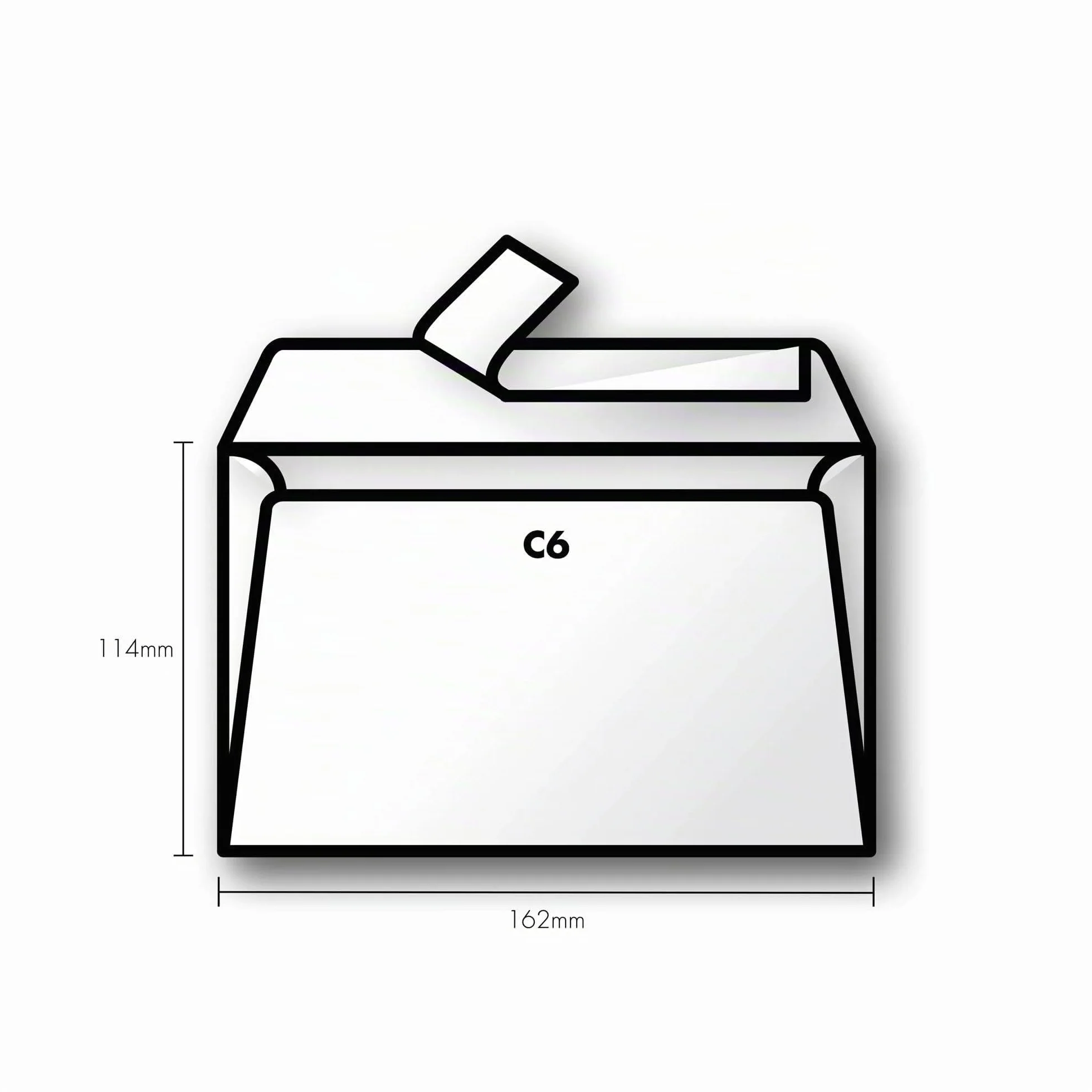 Clairefontaine Enveloppes C6 Lilas 120g Auto-Adhésives Lot 20 – 11,4 x 16,2 cm Papier Lisse