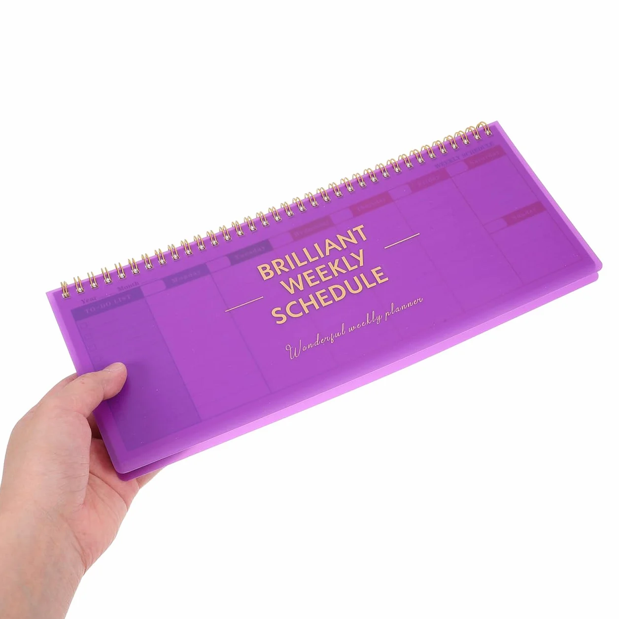 Planificateur Semainier Non Daté Détachable 12.20x30.50cm Bloc-Notes Organiseur Hebdomadaire Maison Bureau