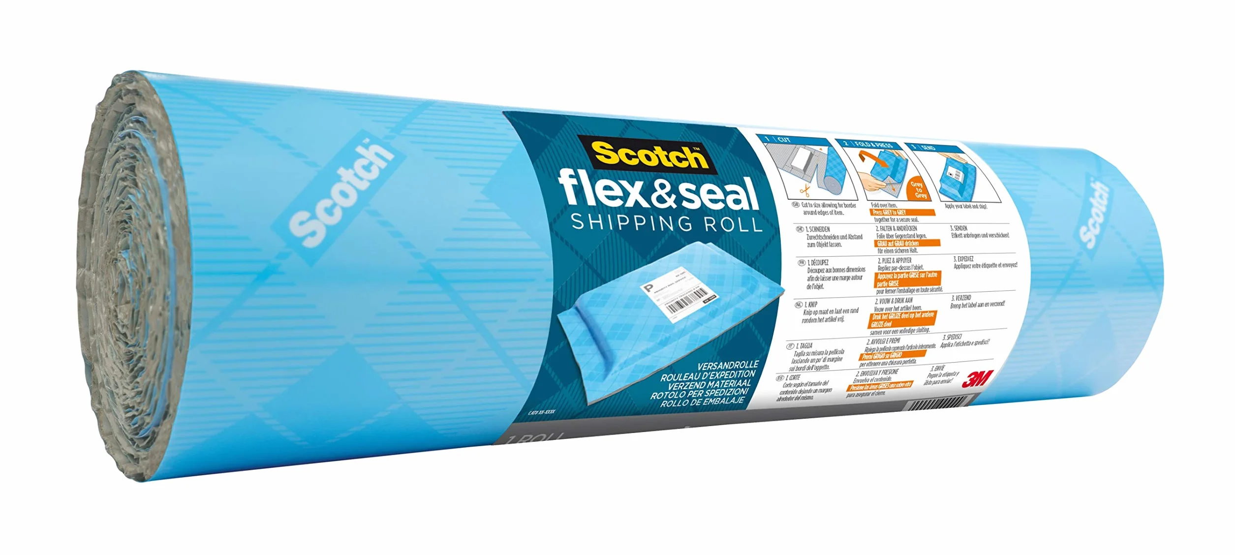 Scotch Flex & Seal FS-1510-6-EU Rouleau d'expédition 38cm x 3m