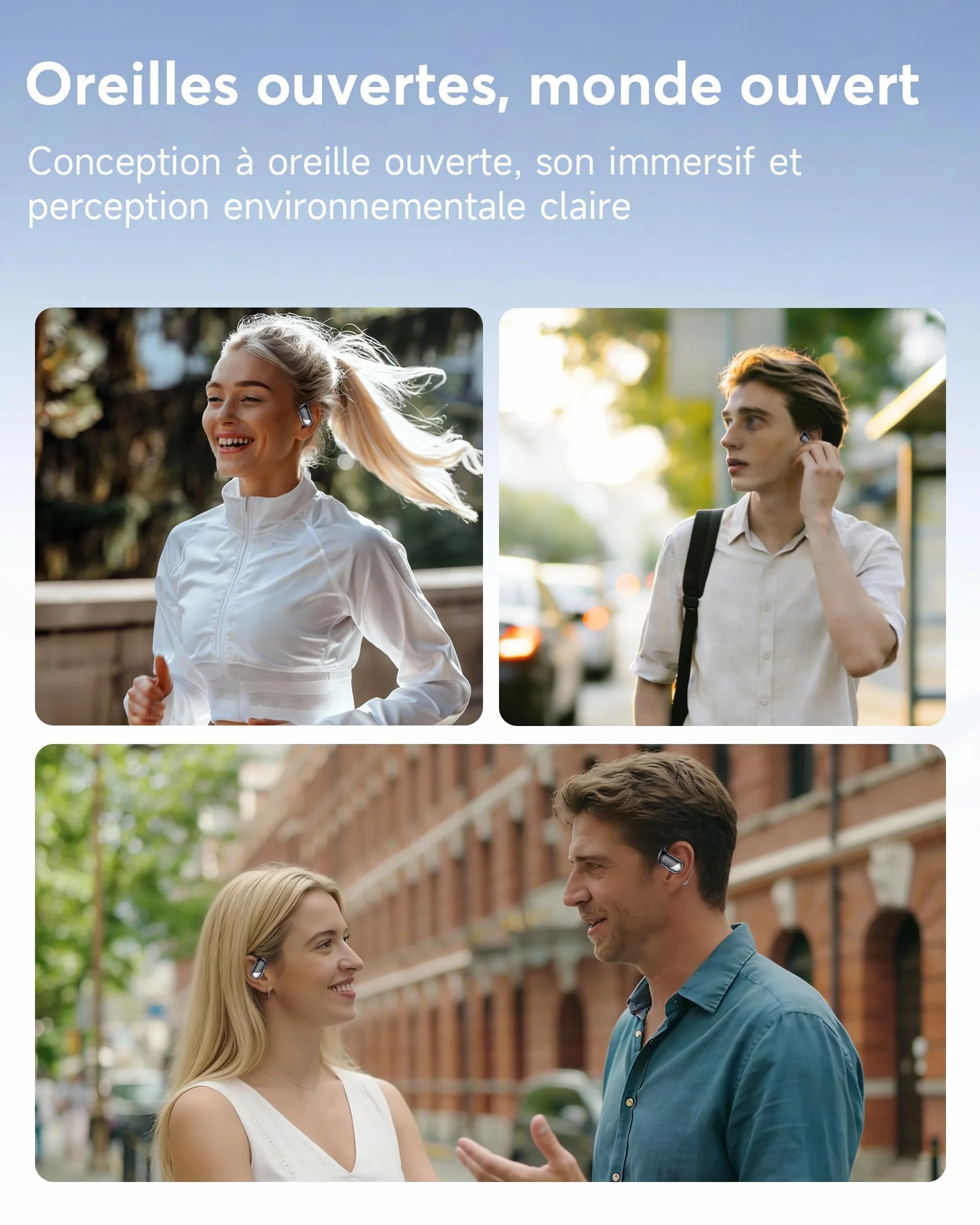 Paekole Écouteurs Traducteurs sans Fil Bluetooth 6.1, 198 Langues, Autonomie 80h