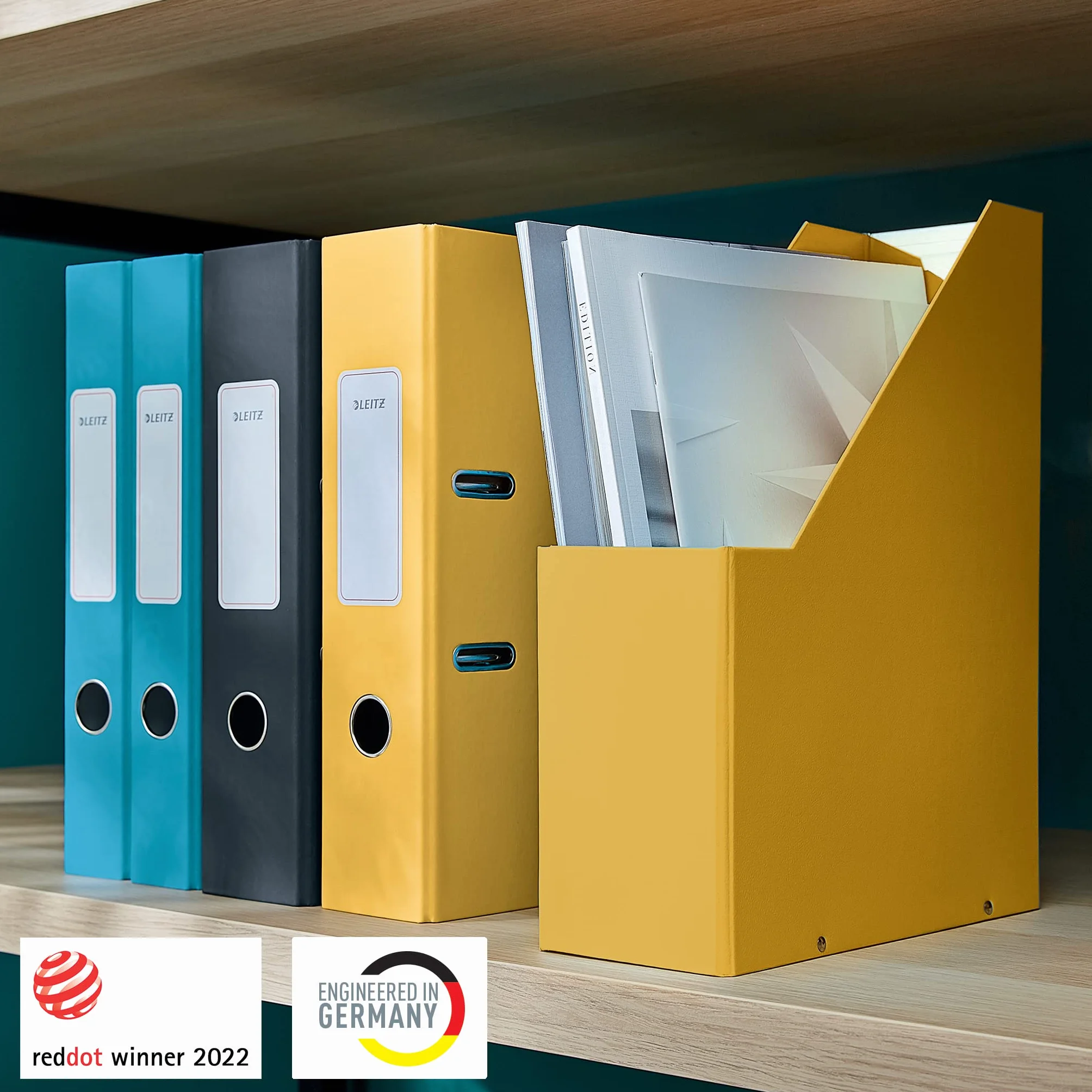 Leitz Click & Store Porte-Magazines A4 Carton Jaune