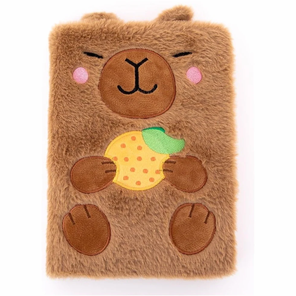 Mr. Wonderful Cahier de notes A5 Capybara Peluche Papeterie originale