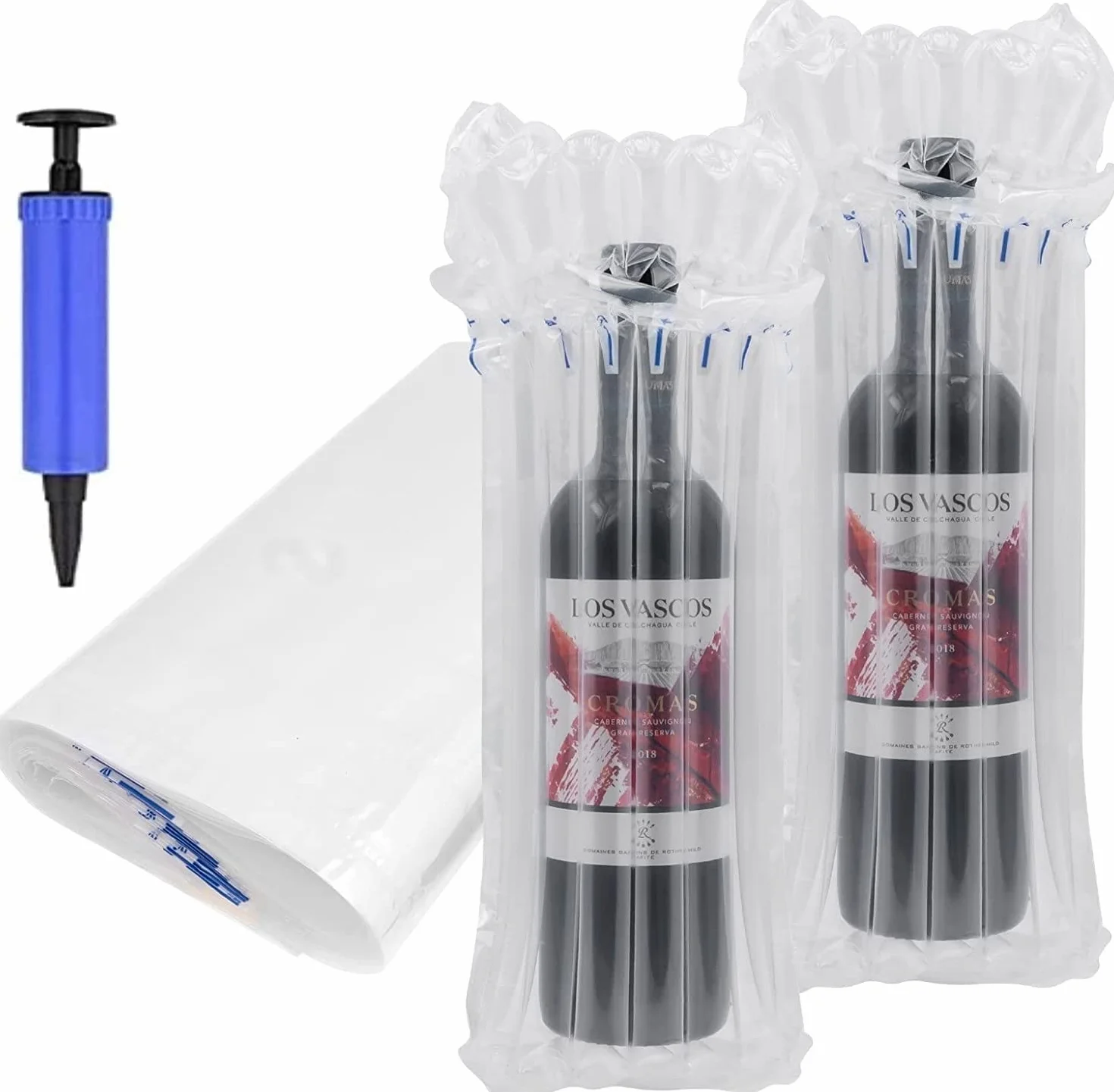 PIQIUQIU 10 dispositifs de protection pour bouteilles de vin avec pompe à air