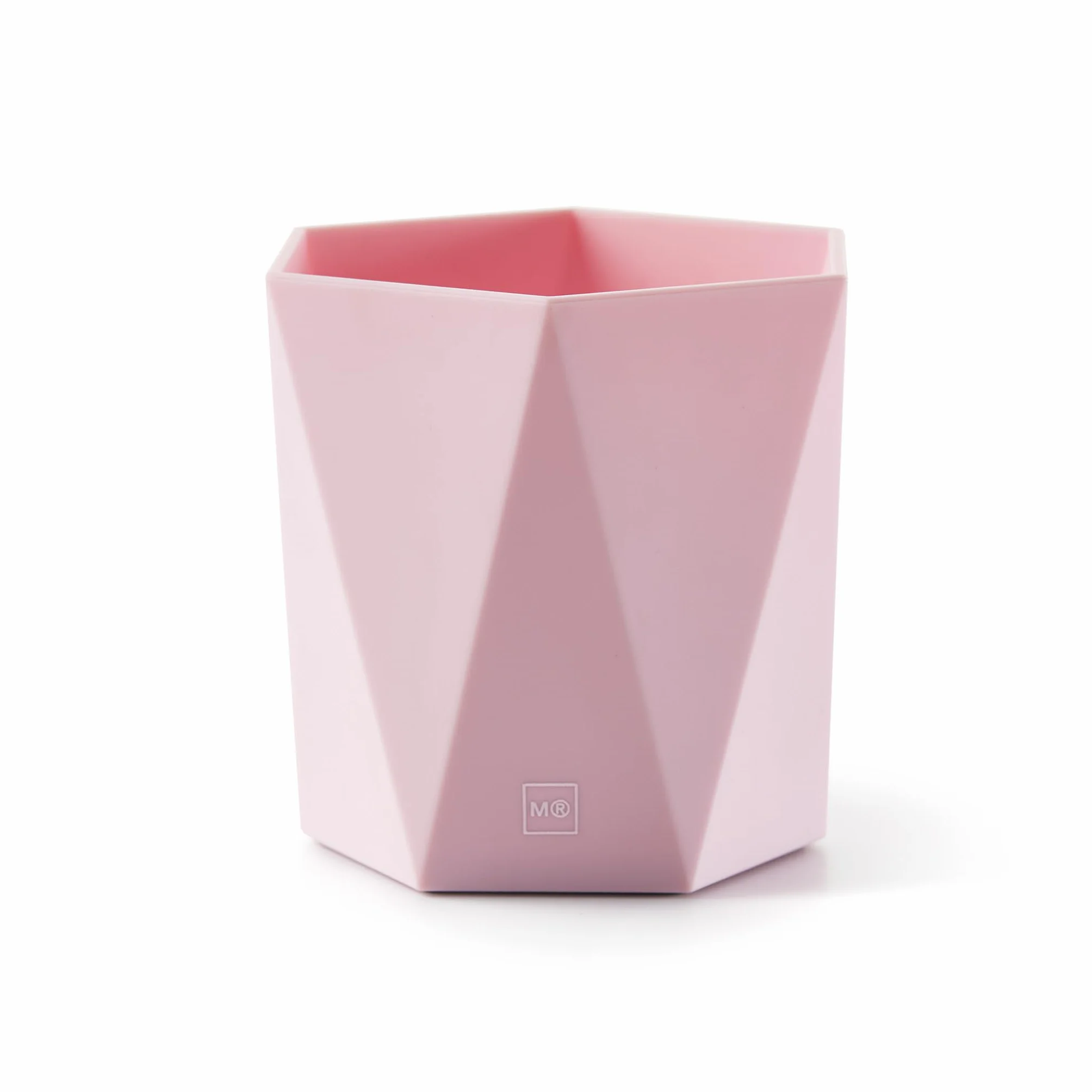Miquelrius Pot à crayons de bureau Organisateur finition douce au toucher Rose