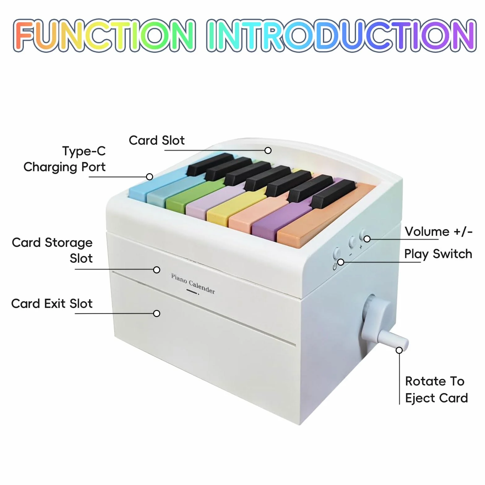 Calendrier de piano 2025 jouable, 52 partitions, bloc mémo 3D, chronomètre créatif, cadeau Noël anniversaire