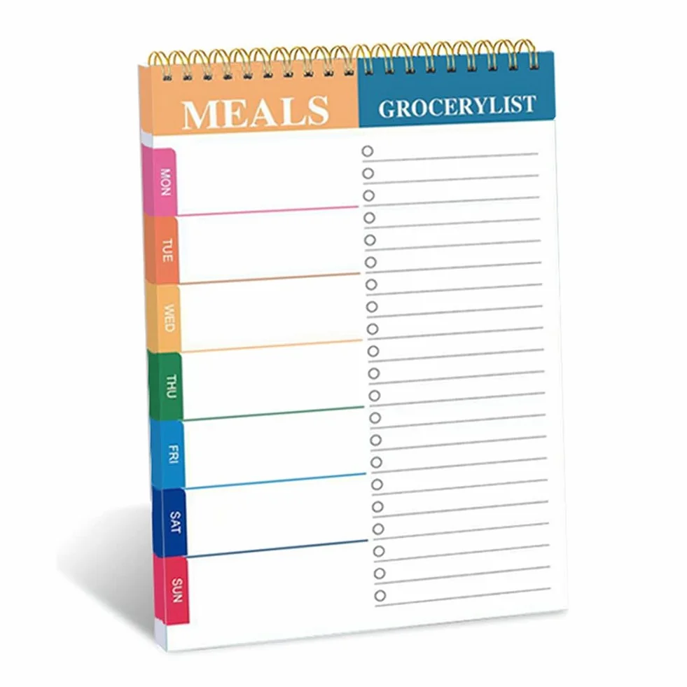 Planificateur de Tâches Bloc-Notes 2 Pièces, Carnet de Notes Papier, Organiseur de Productivité