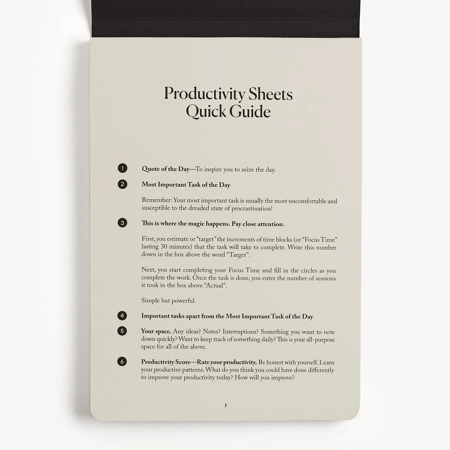 Productivity Planner Sheets - Daily Routine Planner