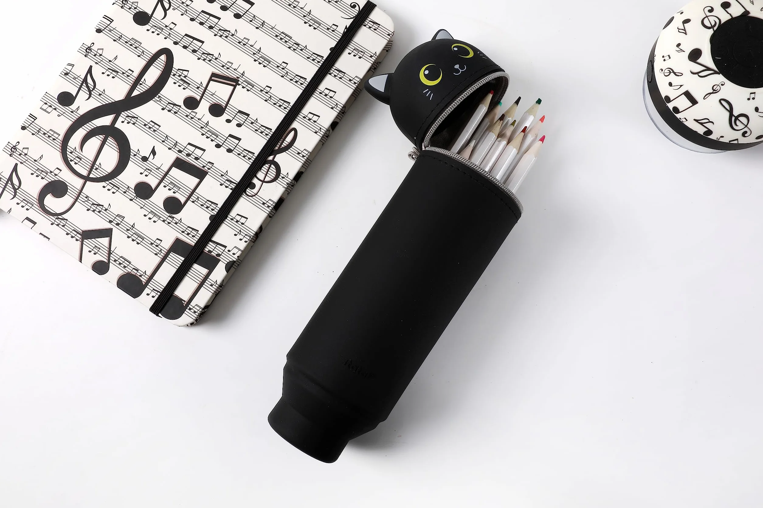 Trousse en Silicone Souple Extensible avec Forme Profilée pour l'École