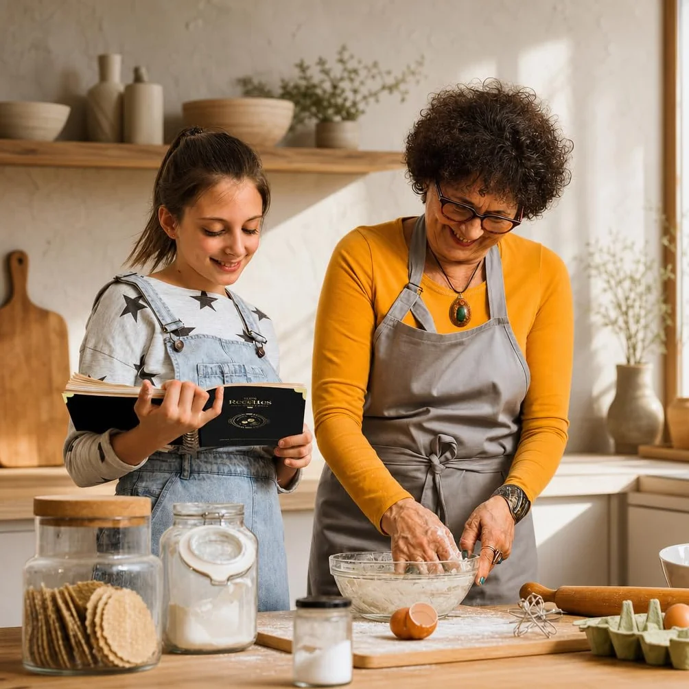 Carnet de recette à remplir A5, cahier de recettes vierge pour 100 recettes, livre de cuisine