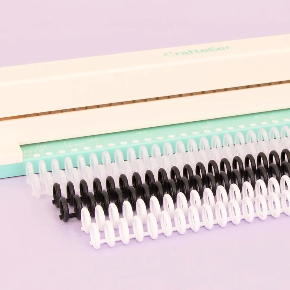 Relieuse manuelle 30 trous Perforatrice 6 anneaux blanche et noire A4 A5 A6 A7