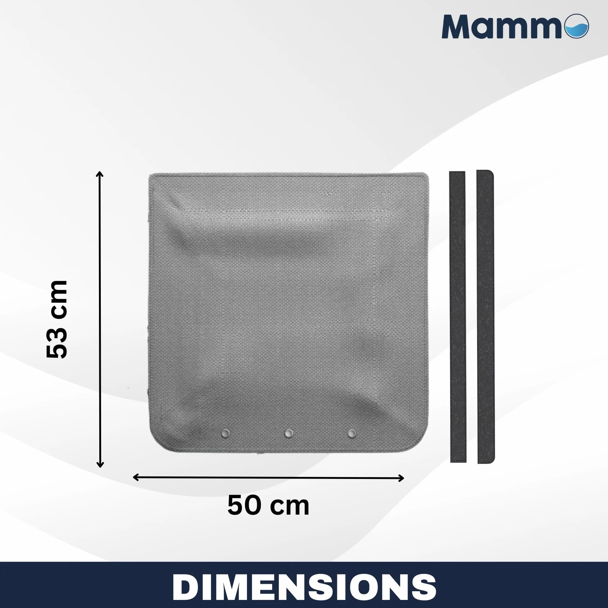 MAMMO MC Attrape-courrier gris universel haute capacité polyester 900D