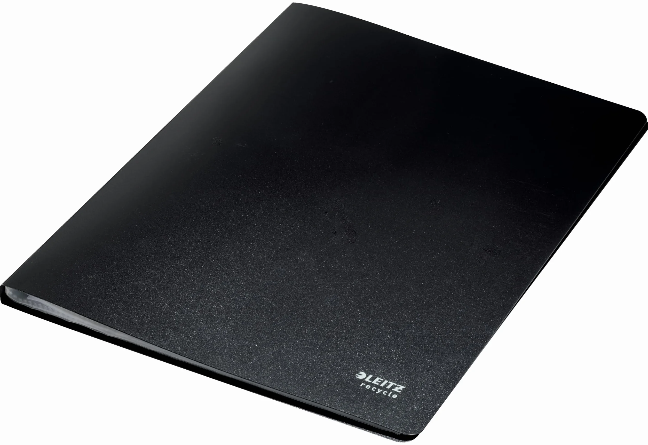 Leitz A4 Reliure Protège-Documents 20 Pochettes Plastifiées, Capacité 40 Feuilles, Noir