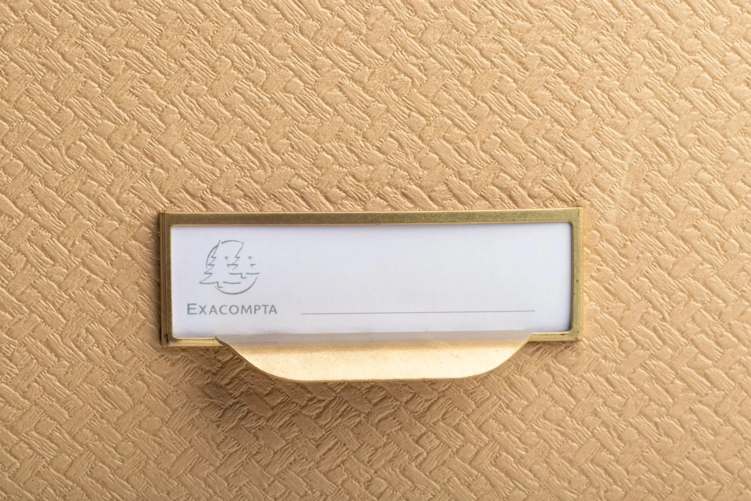 Exacompta Office By Me porte-revues carton 2 pièces A4 A4+ 31x25x10 cm beige
