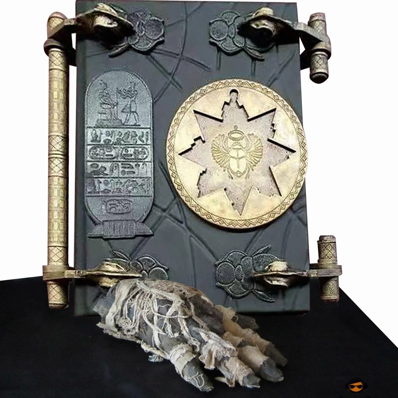 Réplique du Livre des Morts Égyptien, Accessoires de Maman, Décoration en Résine Faite à la Main