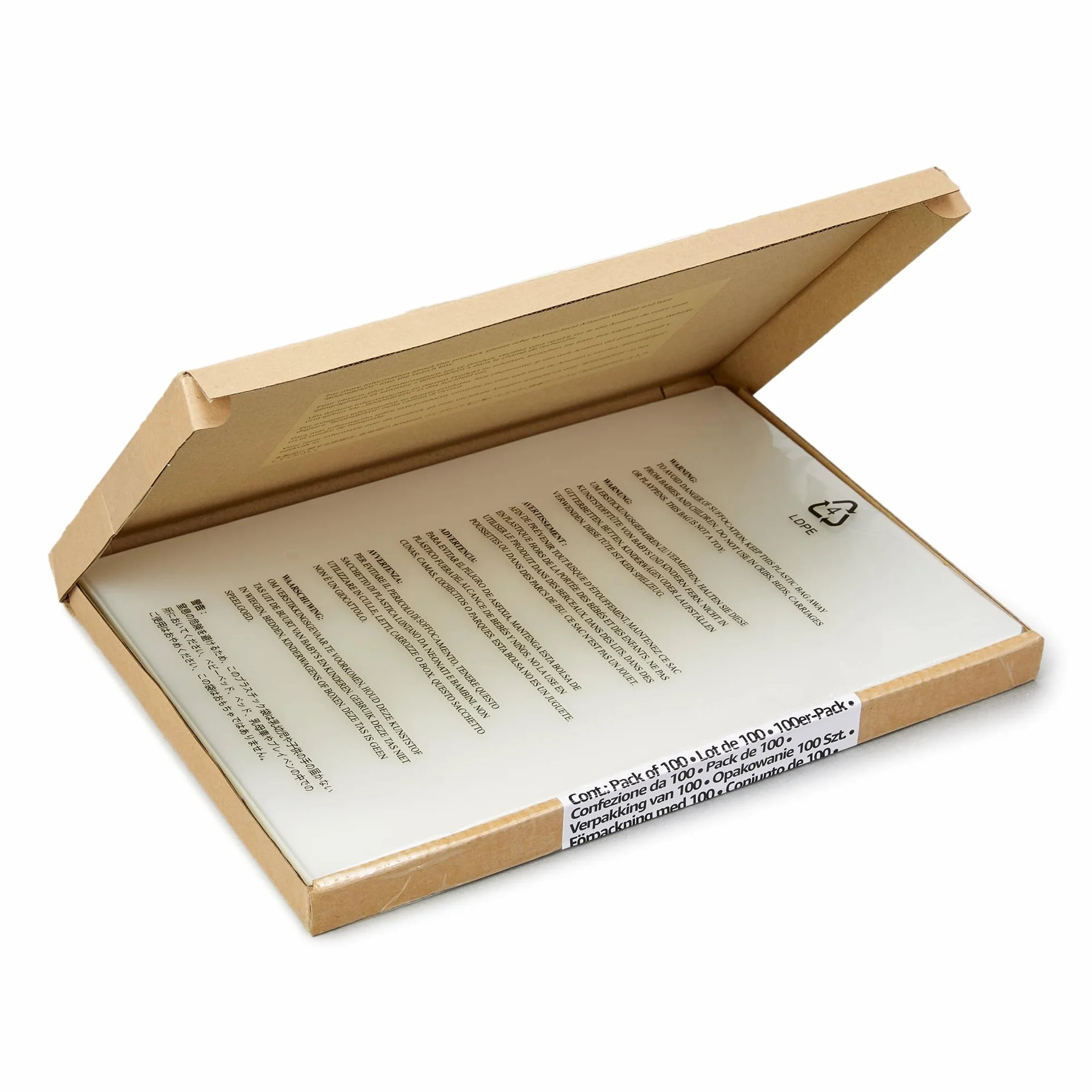 Amazon Basics pochettes à plastifier thermiques A4 lot de 100 Transparent