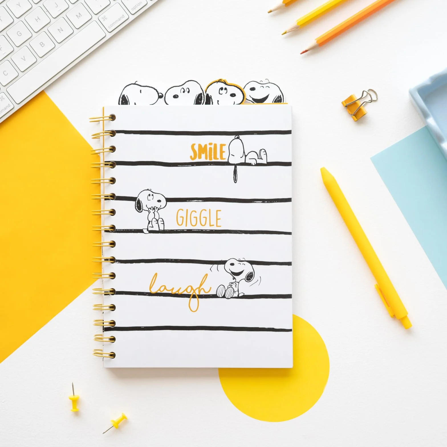 Grupo Erik Carnet de Notes A5 Snoopy 160 Pages Notebook Bullet Journal Spirale