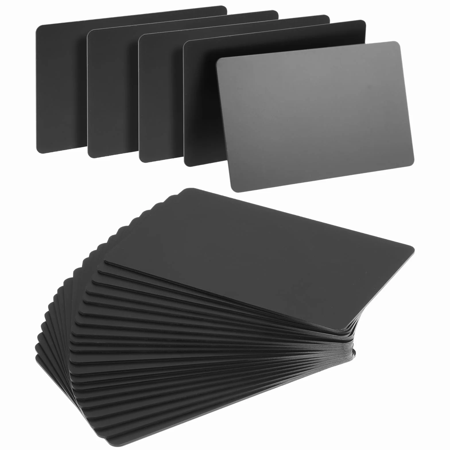 Cartes de visite NFC métal aluminium imperméable lot de 25 pour bureau affaires