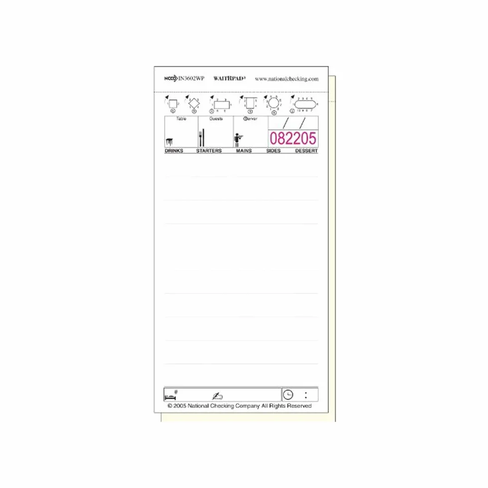 WaitRpad Lot de 50 blocs d'attente