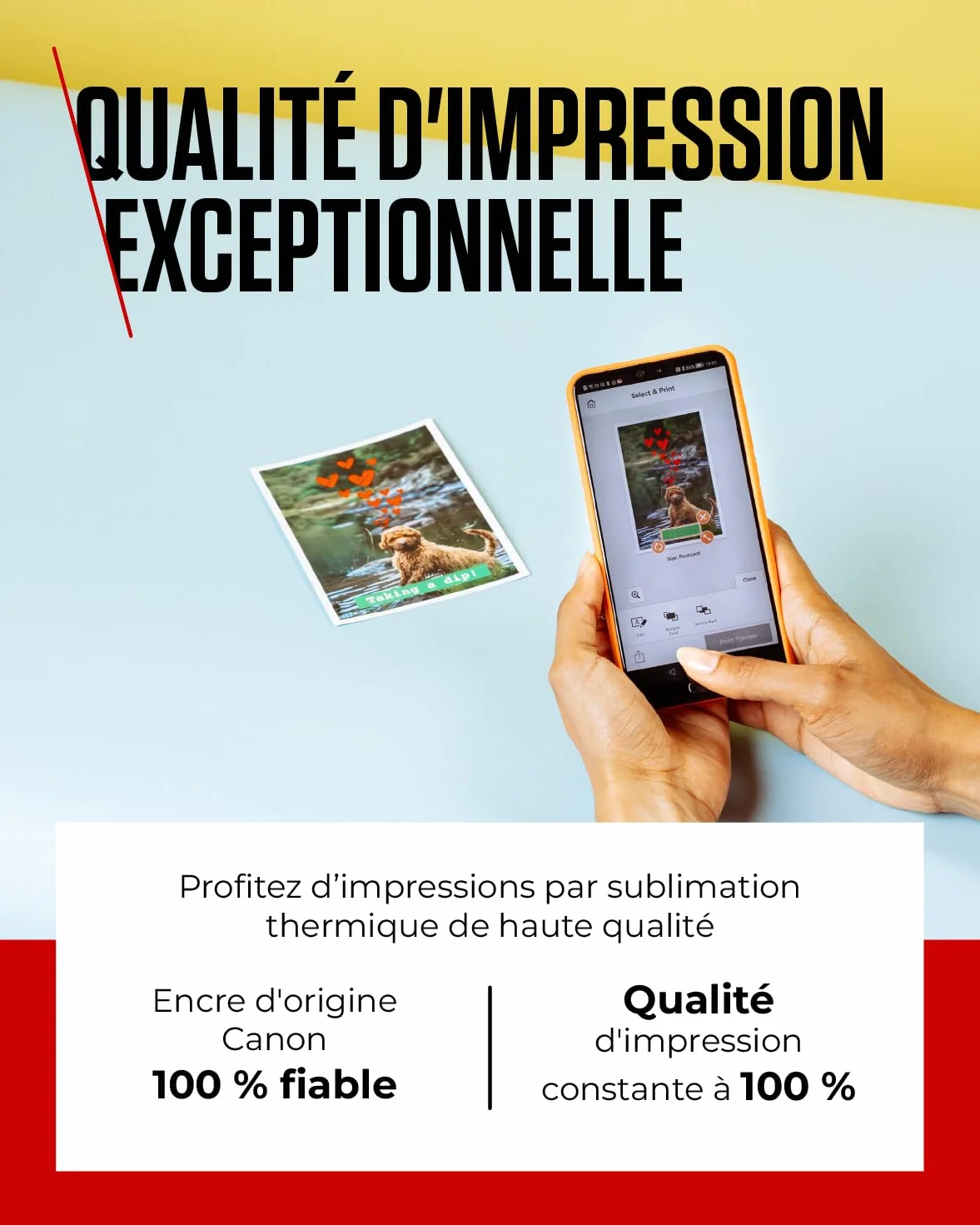 Canon RP-54 kit encre couleur pour imprimante Selphy 10x14,8cm 54 feuilles