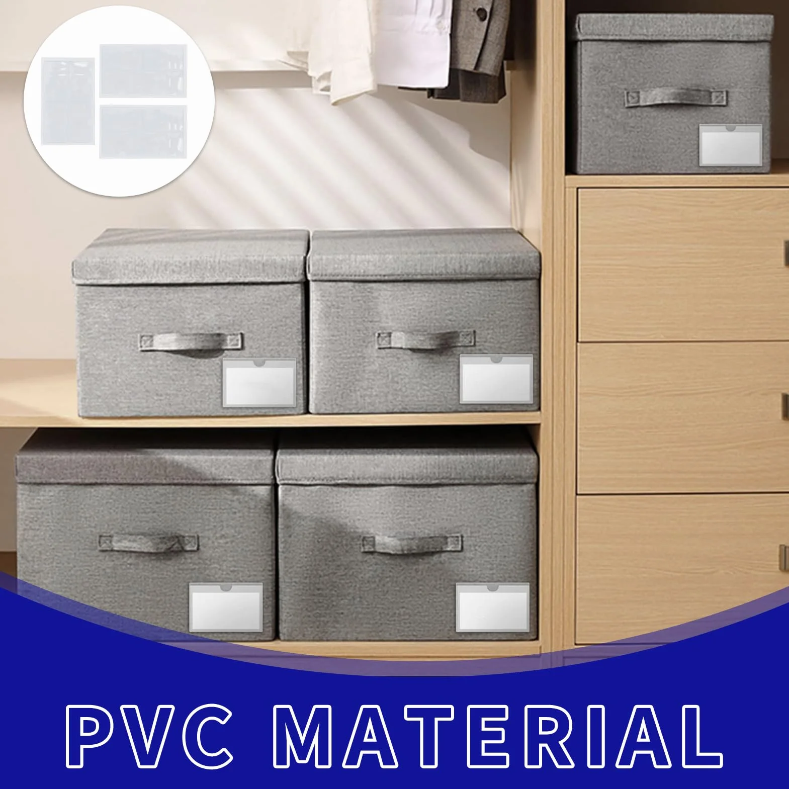 Porte-Cartes Transparent PVC Pare-Brise 6x9 cm Lot de 12 Adhésif Puissant