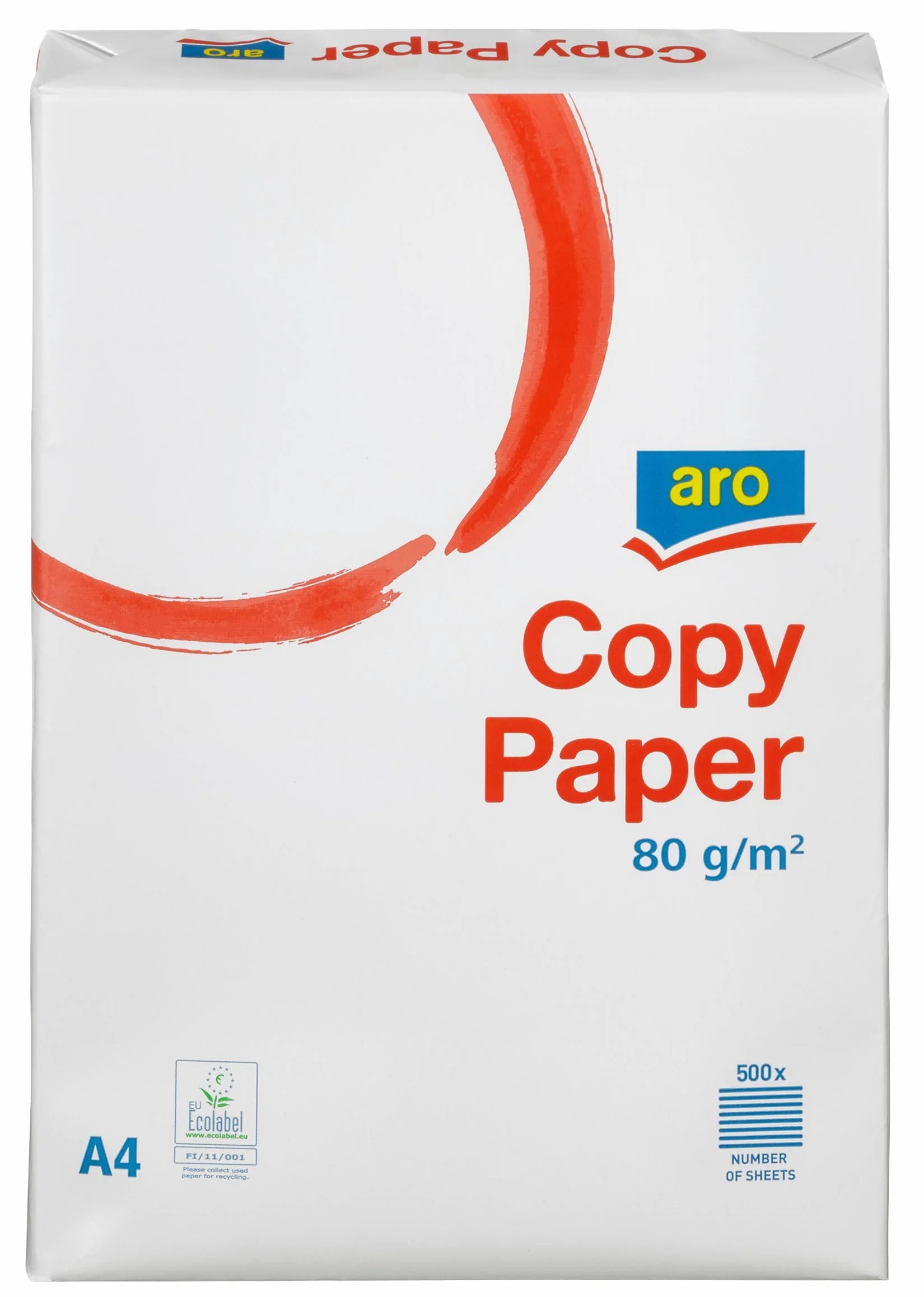 Papier A4 80 g/m² 2500 feuilles (5x500) blanc pour imprimante laser jet d'encre