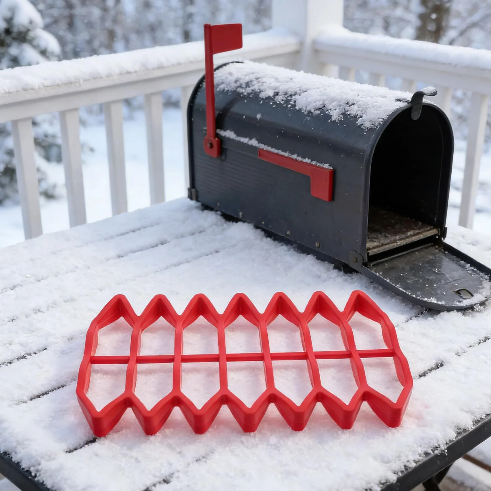 DECHOUS Protège-courrier en Silicone Rouge Étanche Joint de Protection pour Documents