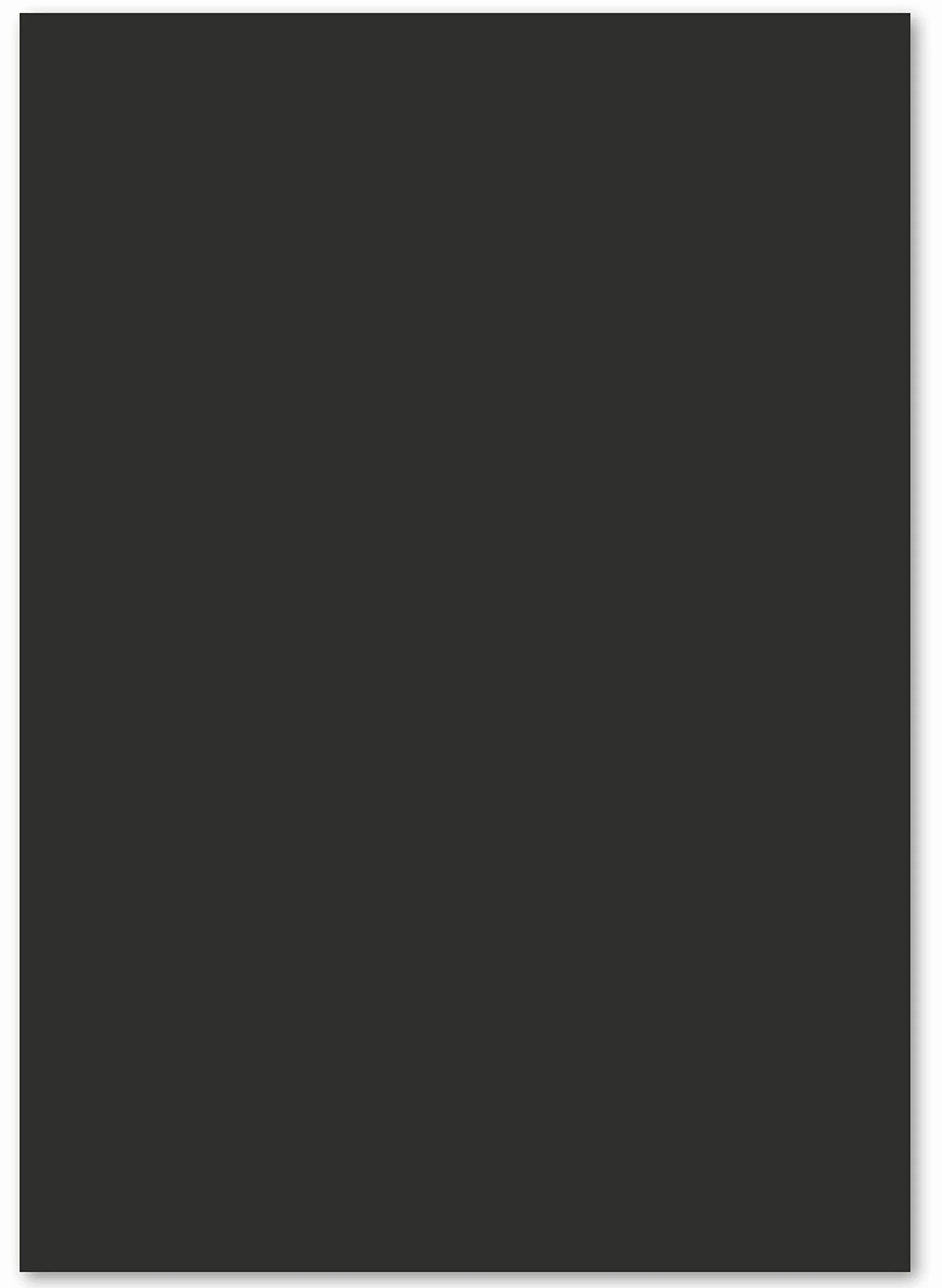 Kangaro Papier A4 160g Noir 29,7x21cm Lot de 50 Feuilles