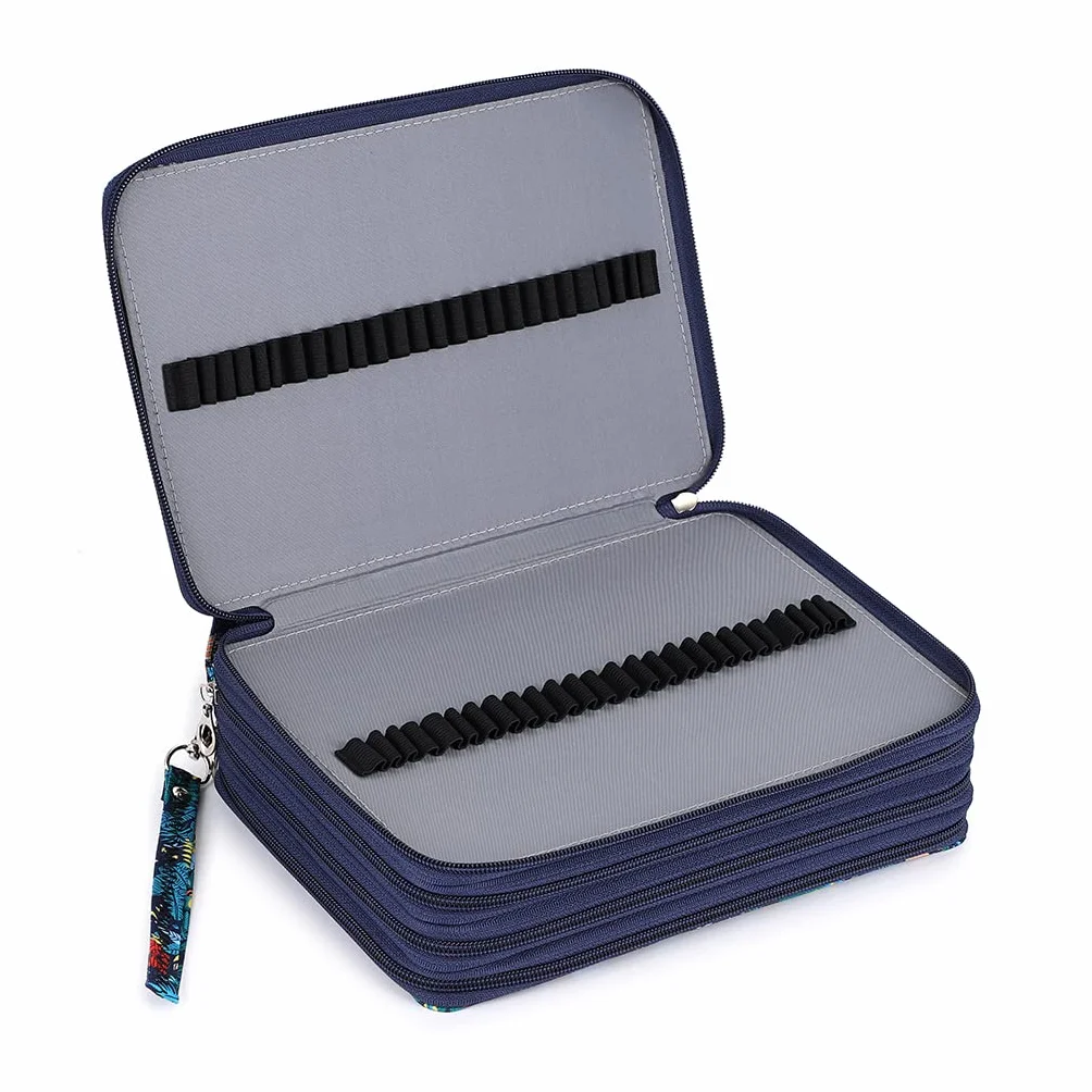 SUMTree 200 Trous Trousse à Crayons de Couleurs Sac de Crayons étui à Crayons pour Dessinateur