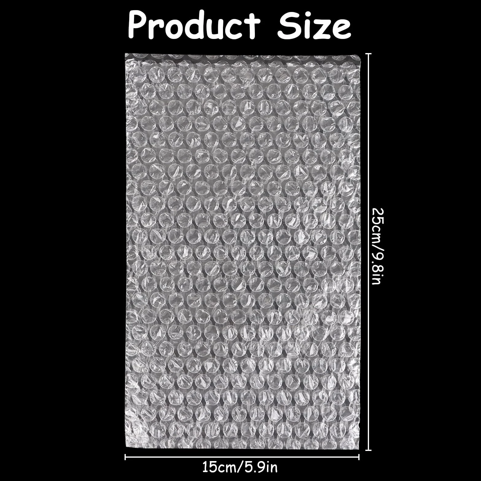 CYEER 100 Sachets de Papier Bulle 15x25cm, Pochettes de Protection Anti-Choc pour Expédition et Déménagement