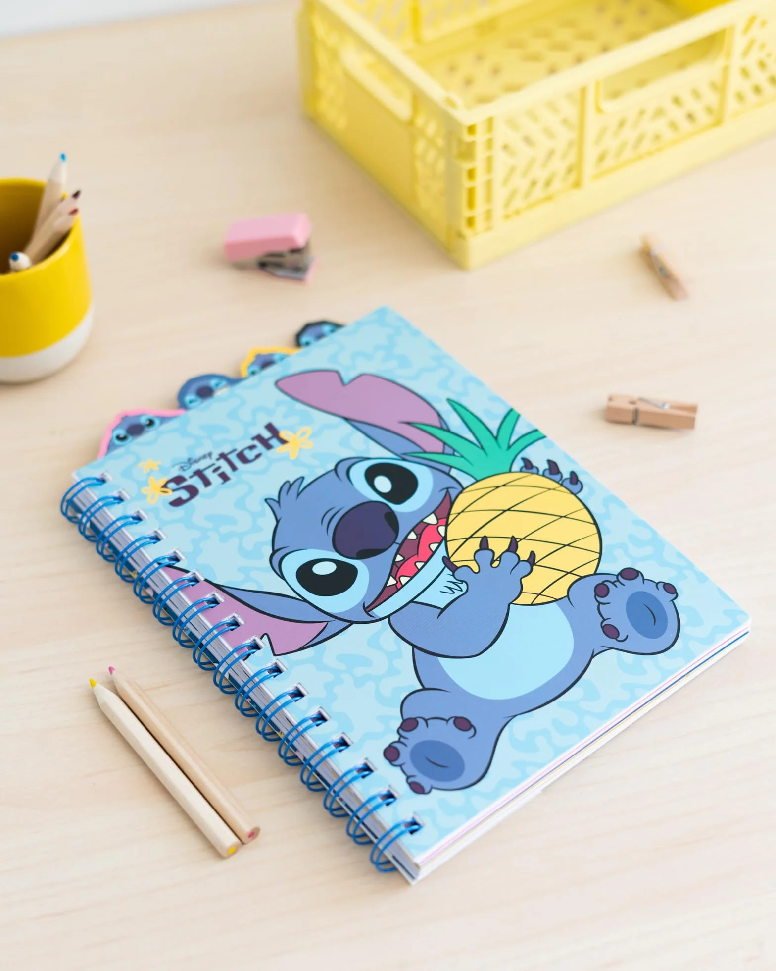 Grupo Erik Carnet de Notes A5 Disney Stitch 160 Pages Pointillées Notebook Bullet Journal Spirale