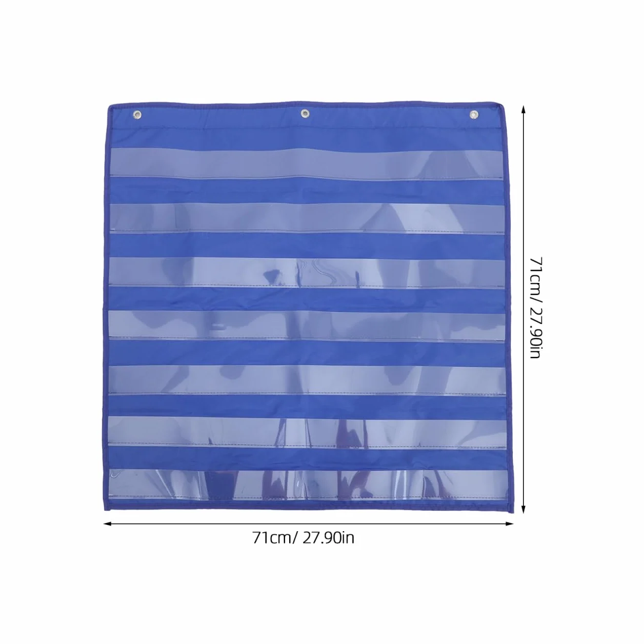 Housoutil Tableau De Poche Suspendu 28"X28" Organisateur Multi-Poches pour Salle De Classe Emploi du Temps Quotidien