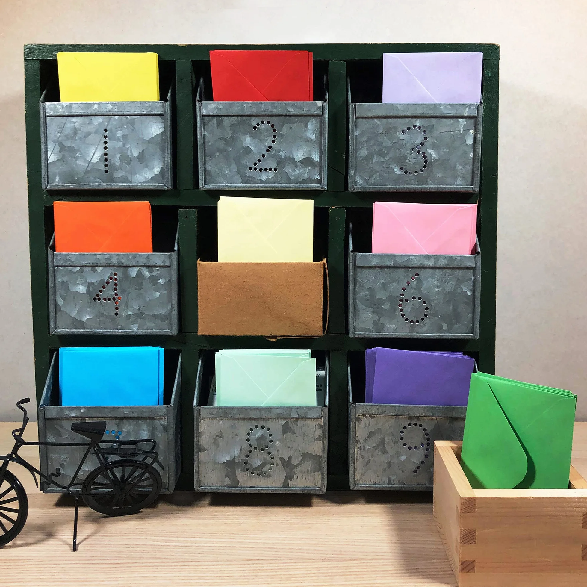 Lot de 100 mini enveloppes en papier 10 x 7 cm pastel pour cartes de visite
