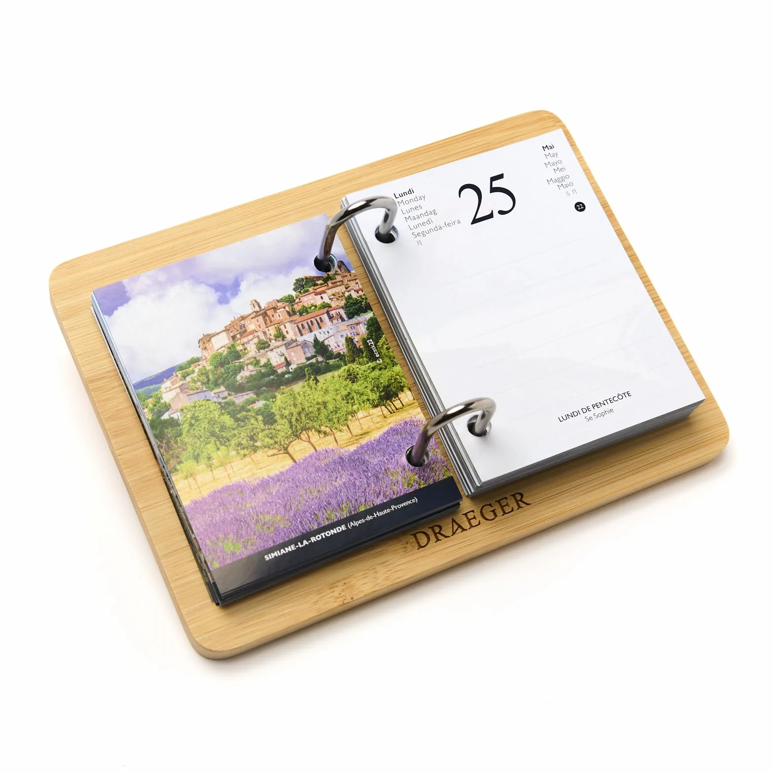 DRAEGER PARIS 1886 Recharge Agenda 2026 Format Compact 16x10 cm Thème France 12 Mois Papier FSC Encres Végétales