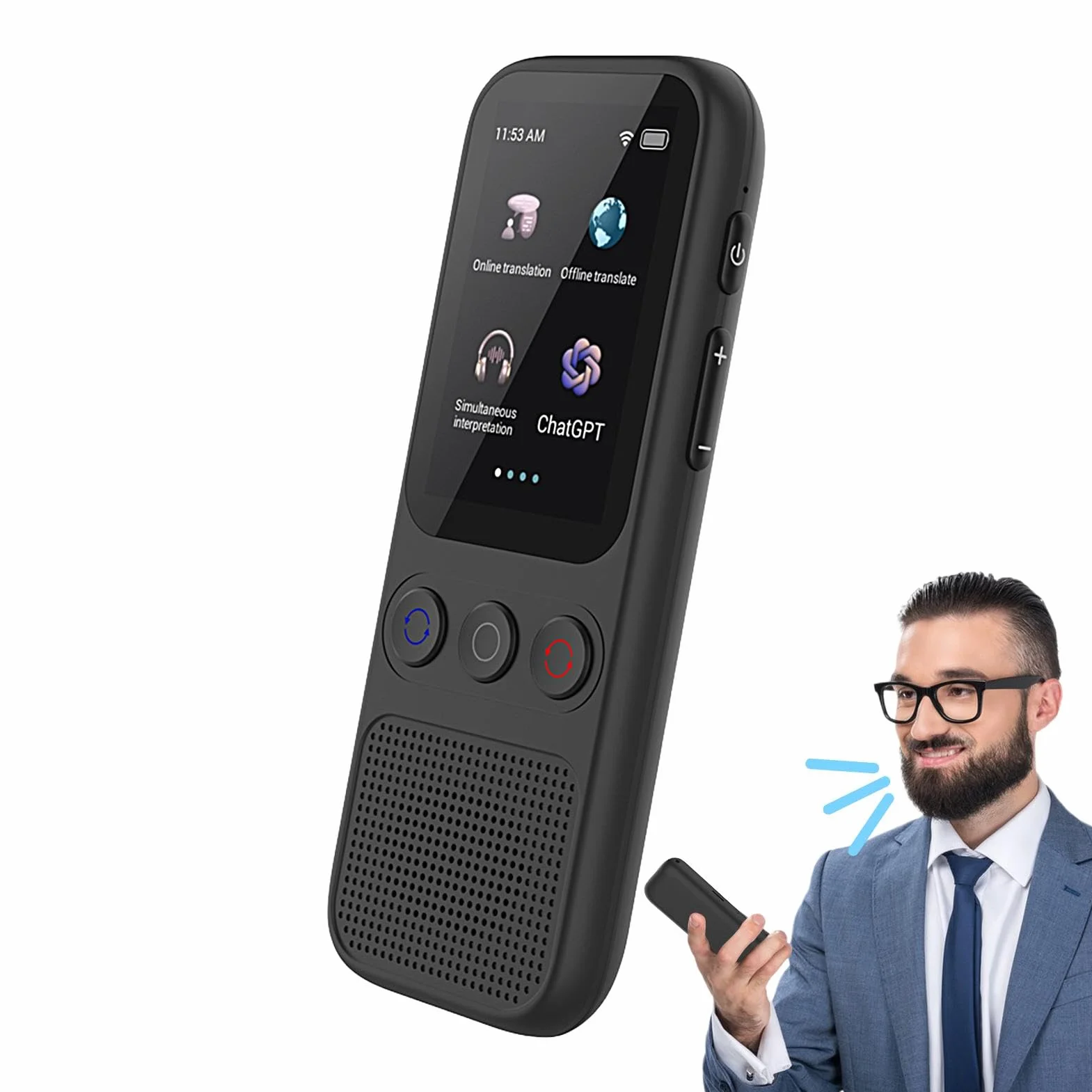 Traducteur de langue en réel, dispositif de traduction portable haute précision sans WiFi