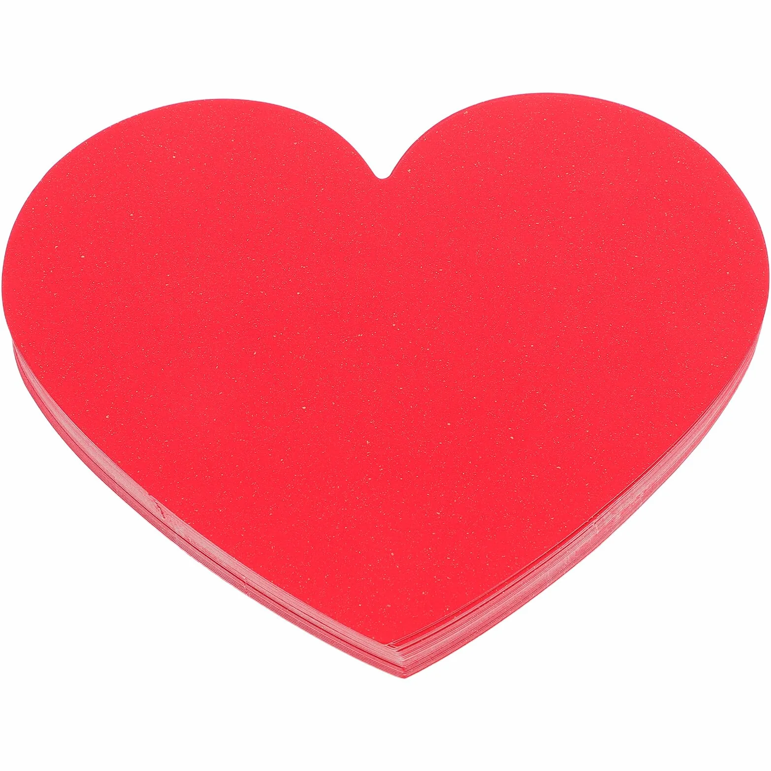 Cartes Découpées en Carton Rouge Cœur Saint-Valentin, Décorations Murales Loisirs Créatifs, Papier Épais Résistant