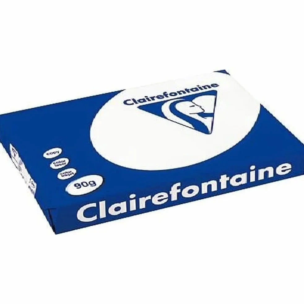 Clairefontaine 2895C Clairalfa Papier A3 90 g Blanc Lot de 500 Feuilles