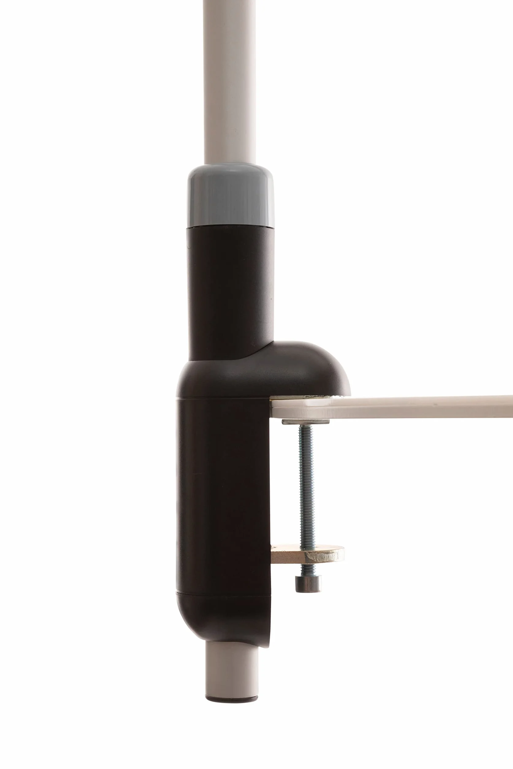 MAUL Porte-Plans de Table pour Poster Plan A0, 2 Bras Pivotants Réglables, Noir/Gris