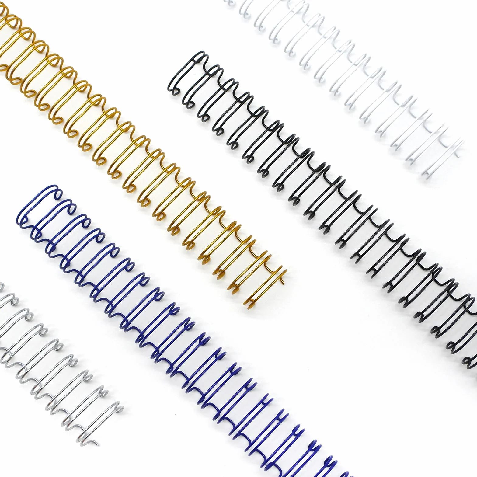 RAYSON Anneaux reliure métalliques 105 feuilles 15,9 mm 34 anneaux A4 Paquet de 50