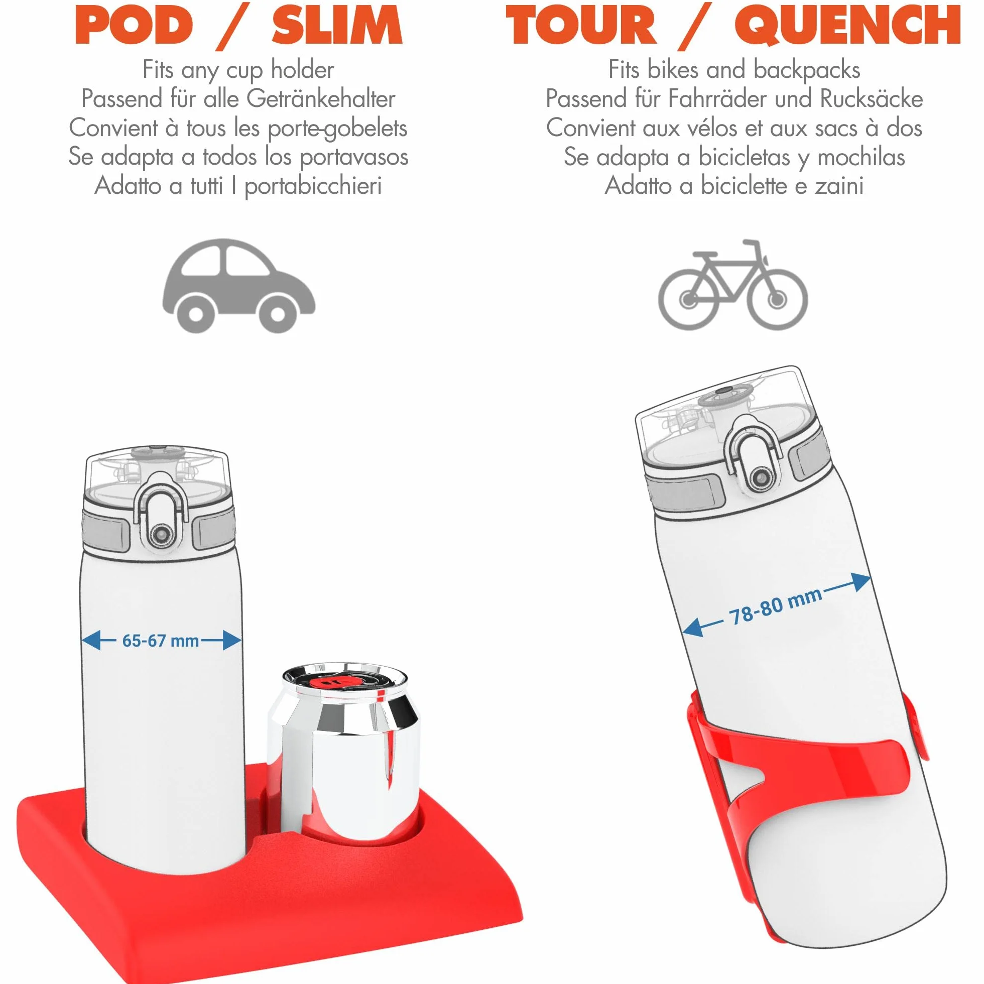 Ion8 Gourde Enfant Inox 400ml Anti-Fuite Facile à Ouvrir Verrouillage Sécurisé Lavable Lave-Vaisselle Poignée Transport Acier Inoxydable Aqua