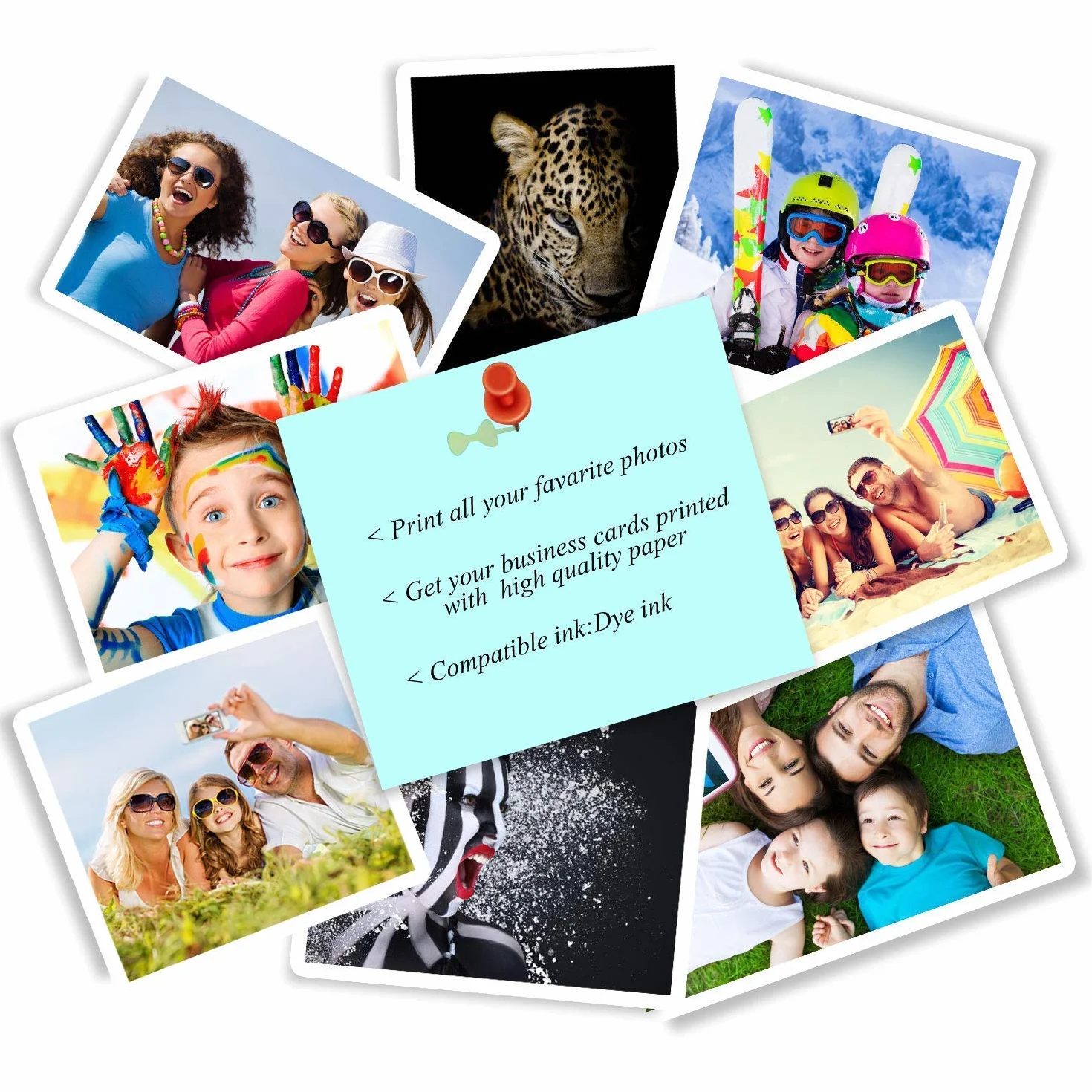 KOALA Papier Photo Double Face Brillant A4 120 g/m² 100 feuilles pour imprimante Jet d'encre