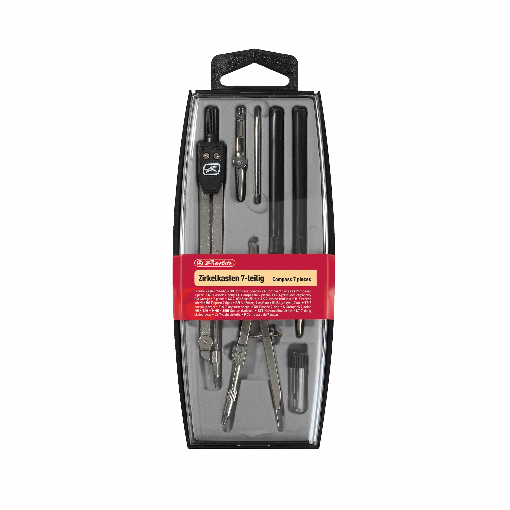Herlitz Compas 223 / 140 mm Argent